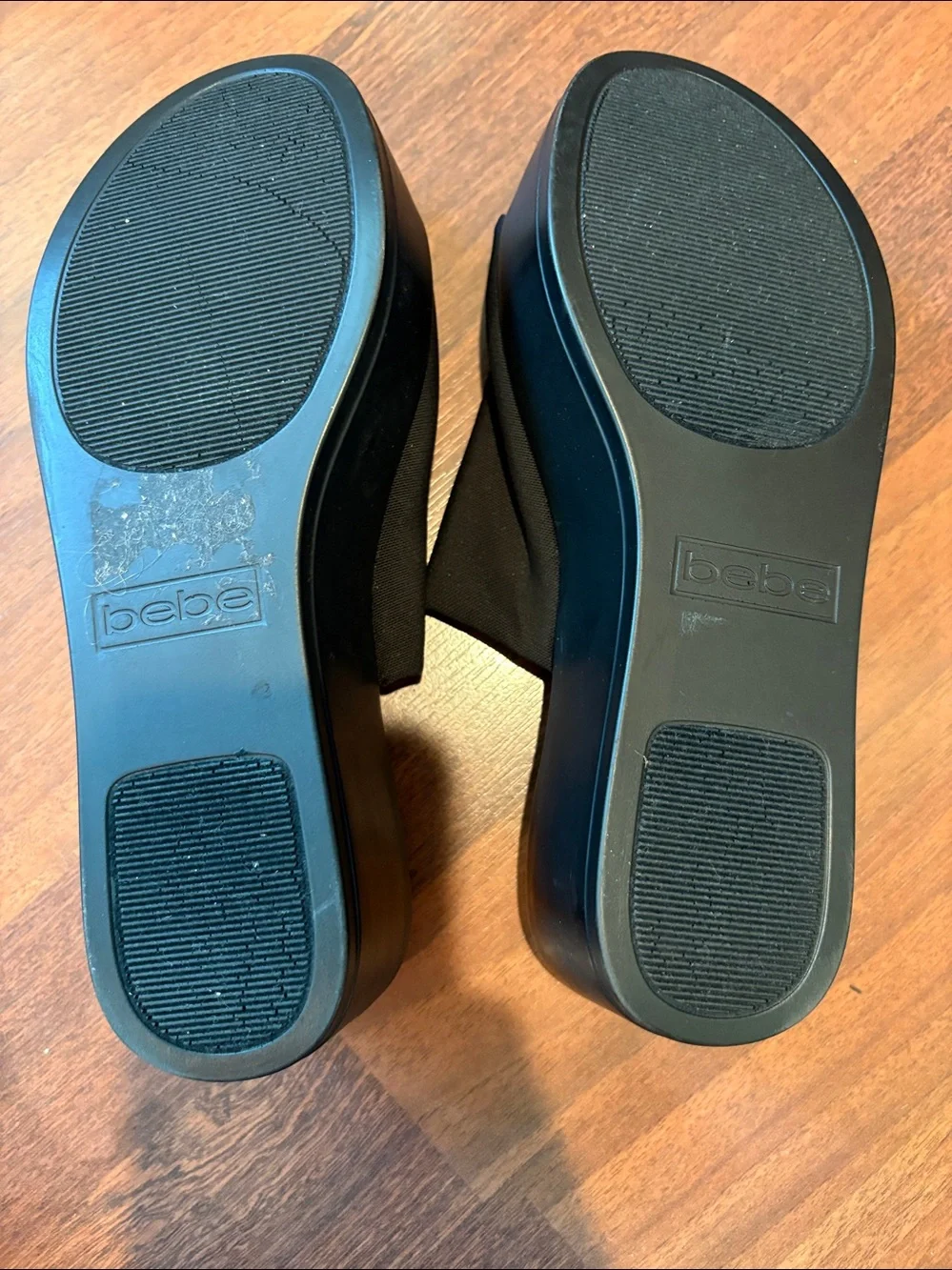Bebe platform slinky y2k sandal size 6
